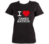 Dead Fresh I *Heart* James Athur T Shirt - I Love James Arthur T-Shirt S (30-32)