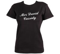 Dead Fresh Mrs David Cassidy T-Shirt, L Black