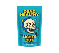 Dead Healthy Lights Out - Premium Night-Time Sleep Support with Magnesium, L-Theanine, Lemon Balm & Tart Cherry - 60 Vegan Capsules - Made in The UK