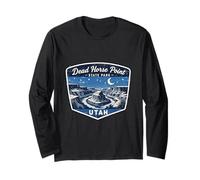 Dead Horse Point State Park Utah Canyon River Night Sky Long Sleeve T-Shirt