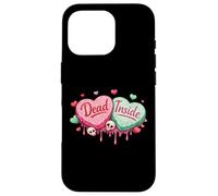 Dead Inside Anti-Valentines Day Hearts Funny Meme Men Women Case for iPhone 16 Pro