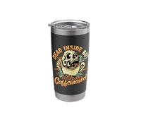 Dead Inside But Caffeinated Coffee Lover Stainless Steel Insulated Tumbler