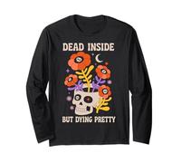 Dead Inside But Dying Pretty Halloween Boho Long Sleeve T-Shirt
