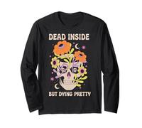 Dead Inside But Dying Pretty Halloween Boho Long Sleeve T-Shirt