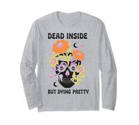 Dead Inside But Dying Pretty Halloween Boho Long Sleeve T-Shirt