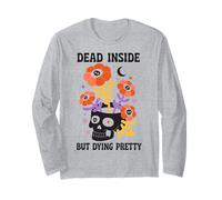Dead Inside But Dying Pretty Halloween Boho Long Sleeve T-Shirt
