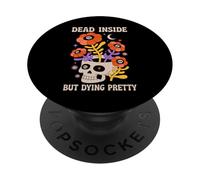 Dead Inside But Dying Pretty Halloween Boho PopSockets Adhesive PopGrip