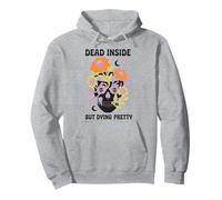 Dead Inside But Dying Pretty Halloween Boho Pullover Hoodie
