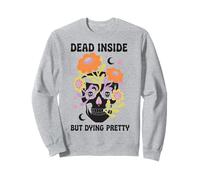 Dead Inside But Dying Pretty Halloween Boho Sweatshirt