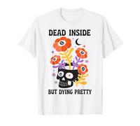 Dead Inside But Dying Pretty Halloween Boho T-Shirt