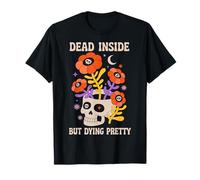 Dead Inside But Dying Pretty Halloween Boho T-Shirt