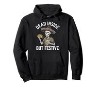 Dead inside but festive tacos and tequila Cinco De Mayo Pullover Hoodie