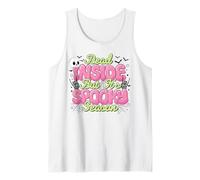 Dead Inside But It’s Spooky Season Funny Halloween Skeleton Tank Top