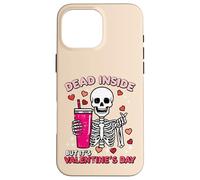 Dead Inside But Its Valentines Day Skeleton Women Men Kids Case for iPhone 16 Pro Max