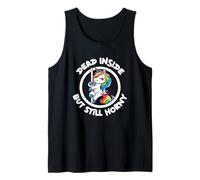 Dead Inside But Still Horny Unicorn Tank Top