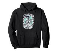 Dead Inside But Still Made It To The Gym Skeleton Lifter Pullover Hoodie