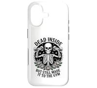 Dead Inside But Still Made It To The Gym Workout Fitness Fun Case for iPhone 17