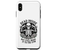 Dead Inside But Still Made It To The Gym Workout Fitness Fun Case for iPhone XS Max