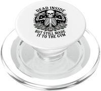 Dead Inside But Still Made It To The Gym Workout Fitness Fun PopSockets PopGrip for MagSafe