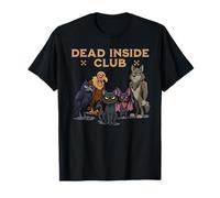 Dead Inside Club Gothic Animal Crew T-Shirt