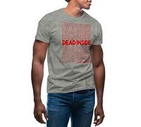 Dead Inside Have A Nice Day Men's Grey T-Shirt Size L