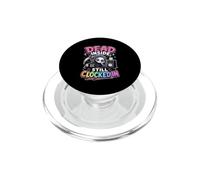 Dead Inside Still Clocked In Sarcastic Work Humor PopSockets PopGrip for MagSafe