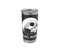 Dead Inside Tees Skull Heavy Band Rock Goth Stainless Steel Insulated Tumbler