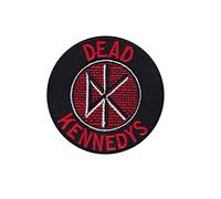 Dead Kennedys Black Red Us Punk Band Patch Badge Embroidered Iron on Applique Souvenir Accessory