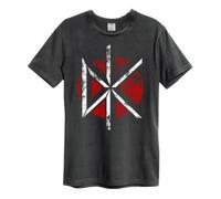DEAD KENNEDYS LOGO AMPLIFIED VINTAGE CHARCOAL SMALL - T-shirt
