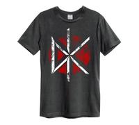 Amplified Unisex Adult Logo Dead Kennedys T-Shirt (S) (Charcoal)