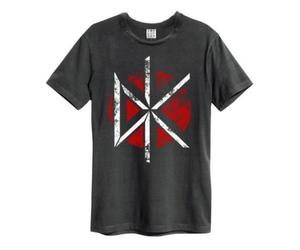 DEAD KENNEDYS LOGO AMPLIFIED VINTAGE CHARCOAL X LARGE - T-shirt