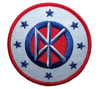 Rock Off officially licensed products Dead Kennedys Logo And Stars Woven Patch One Size