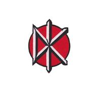 Dead Kennedys Logo Us Punk Band Patch Badge Embroidered Iron on Applique Patch Accessory