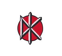Dead Kennedys Logo Us Punk Band Patch Badge Embroidered Iron on Applique Souvenir Accessory