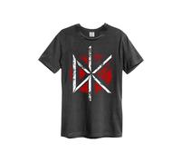 Amplified Unisex Adult Logo Dead Kennedys T-Shirt (XL) (Charcoal)