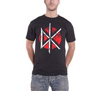 Dead Kennedys T Shirt Vintage Distressed Band Logo Official Mens Black