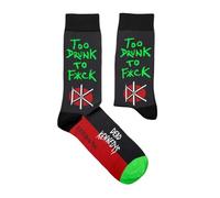 Dead Kennedys, Too Drunk Socks - Perfect Present for rock fans, Cotton Socks, Only 2 Sizes, 4-7 and 7½-11½