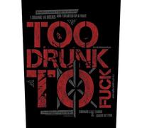 Dead Kennedys Too Drunk To Fuck Patch (One Size) (Black/Red)