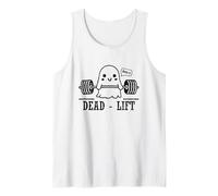 Dead Lift Funny Ghost Boo Weightlifting Halloween Gym Tank Top