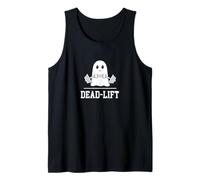Dead Lift Ghost Halloween Cute Boo Gym Weights Men Women Tank Top