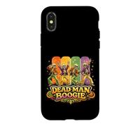 Dead Man Boogie Dancing Skeleton Retro Halloween Case for iPhone X/XS