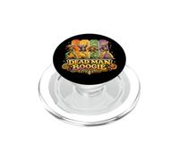 Dead Man Boogie Dancing Skeleton Retro Halloween PopSockets PopGrip for MagSafe