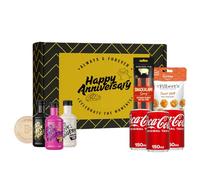 Dead Man’s Fingers Rum Anniversary Set - 3 x 50ml Mini Rums (Passion Fruit, Coconut & Original Spiced), 3 x 150ml Coca-Cola Mixers & Mr Filbert’s Snacks | Spiced Rum Mini Gift Box