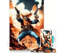 Dead Man's Dust Jigsaw Puzzles for Adults1000 Pieces Reason Skill Fine Detail Happy Challenge Art Display (38x52cm)