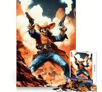 Dead Man's Dust Jigsaw Puzzles for Adults1000 Pieces Reason Skill Fine Detail Happy Challenge Art Display (38x52cm)