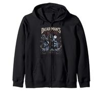 Dead Mans Encore Halloween Rock Band Zip Hoodie