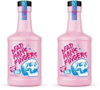 Dead Man's Fingers Raspberry Rum Cream Liqueur 50cl (Pack of 2)