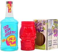 Dead Man's Fingers Rum - Includes Skull Glass (70cl, Blue Coconut Rum)