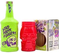 Dead Man's Fingers Rum - Includes Skull Glass (70cl, Lime Rum)