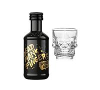 Dead Man's Fingers Spiced Rum 50ml with Shot Glass | Miniature Alcohol | All Occasion Gift